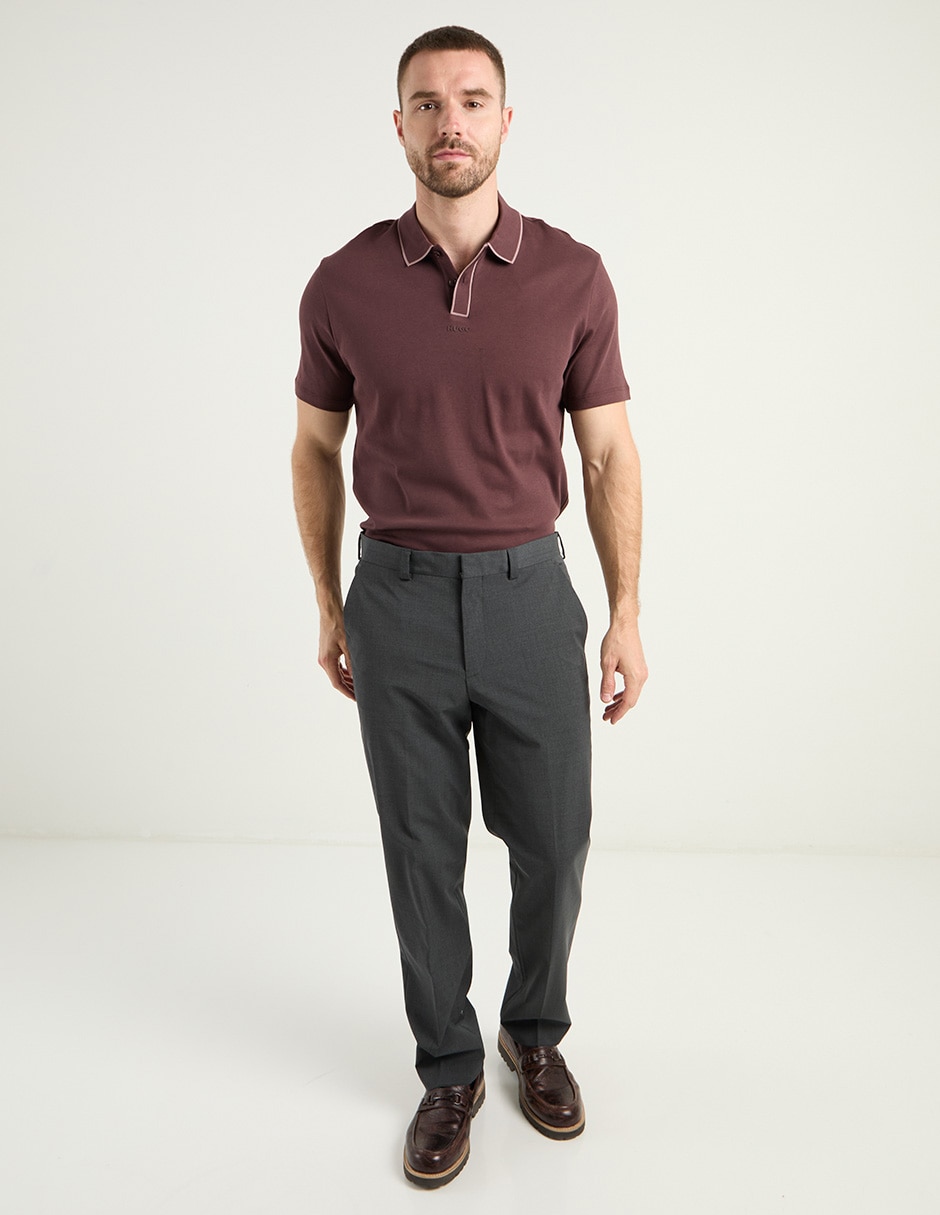 Playera tipo polo Hugo para hombre