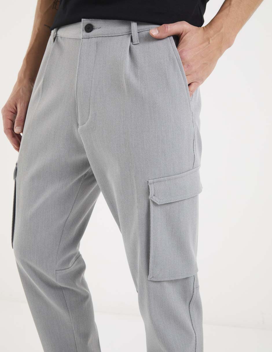 Pants jogger hugo con botón para hombre