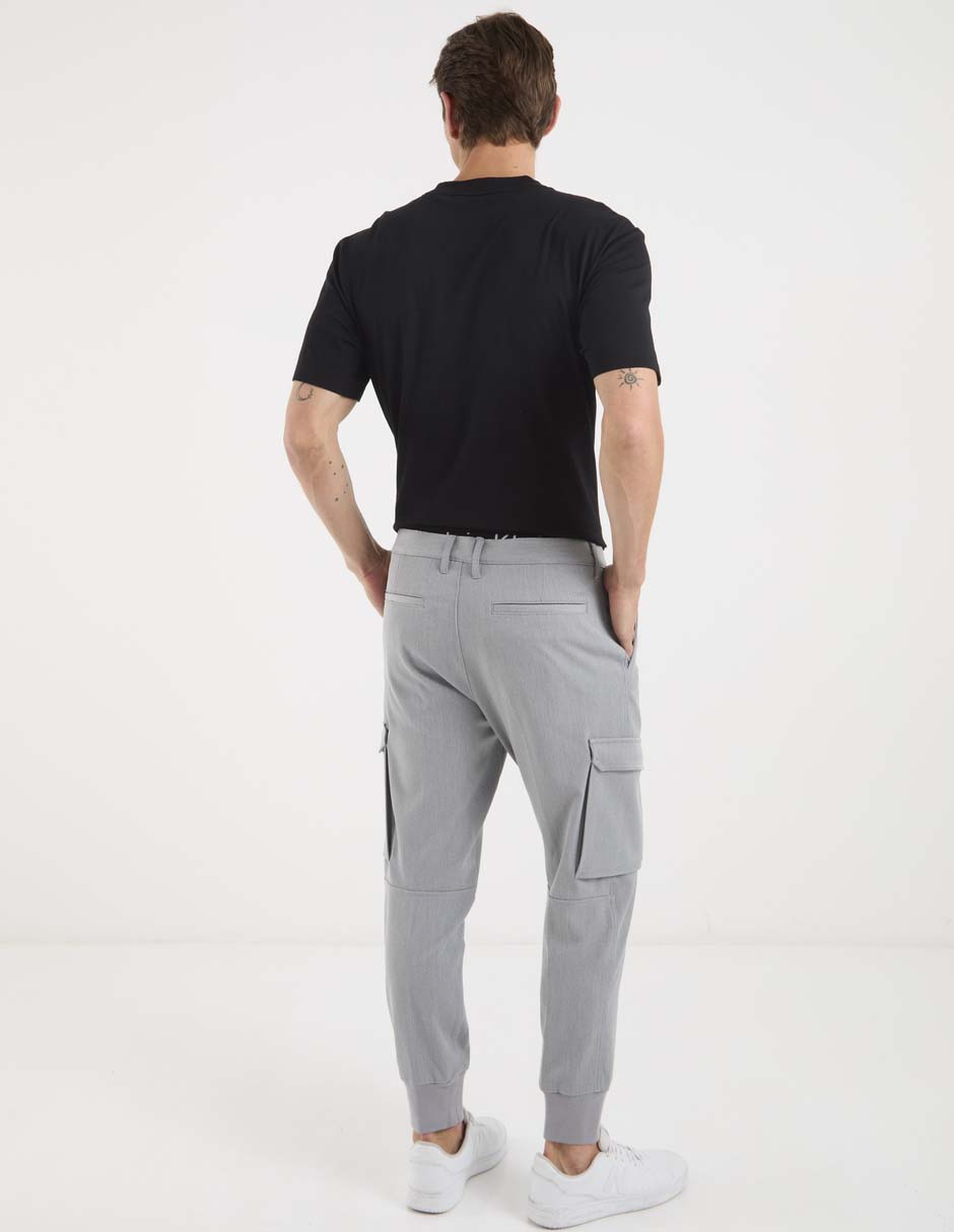 Pants jogger hugo con botón para hombre