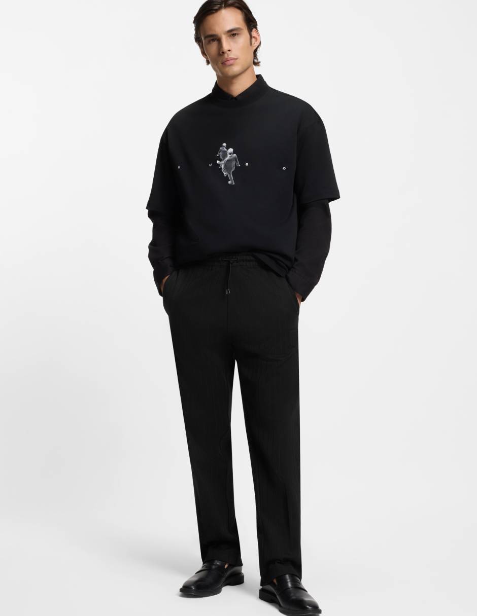 Pants regular Hugo con elástico para hombre