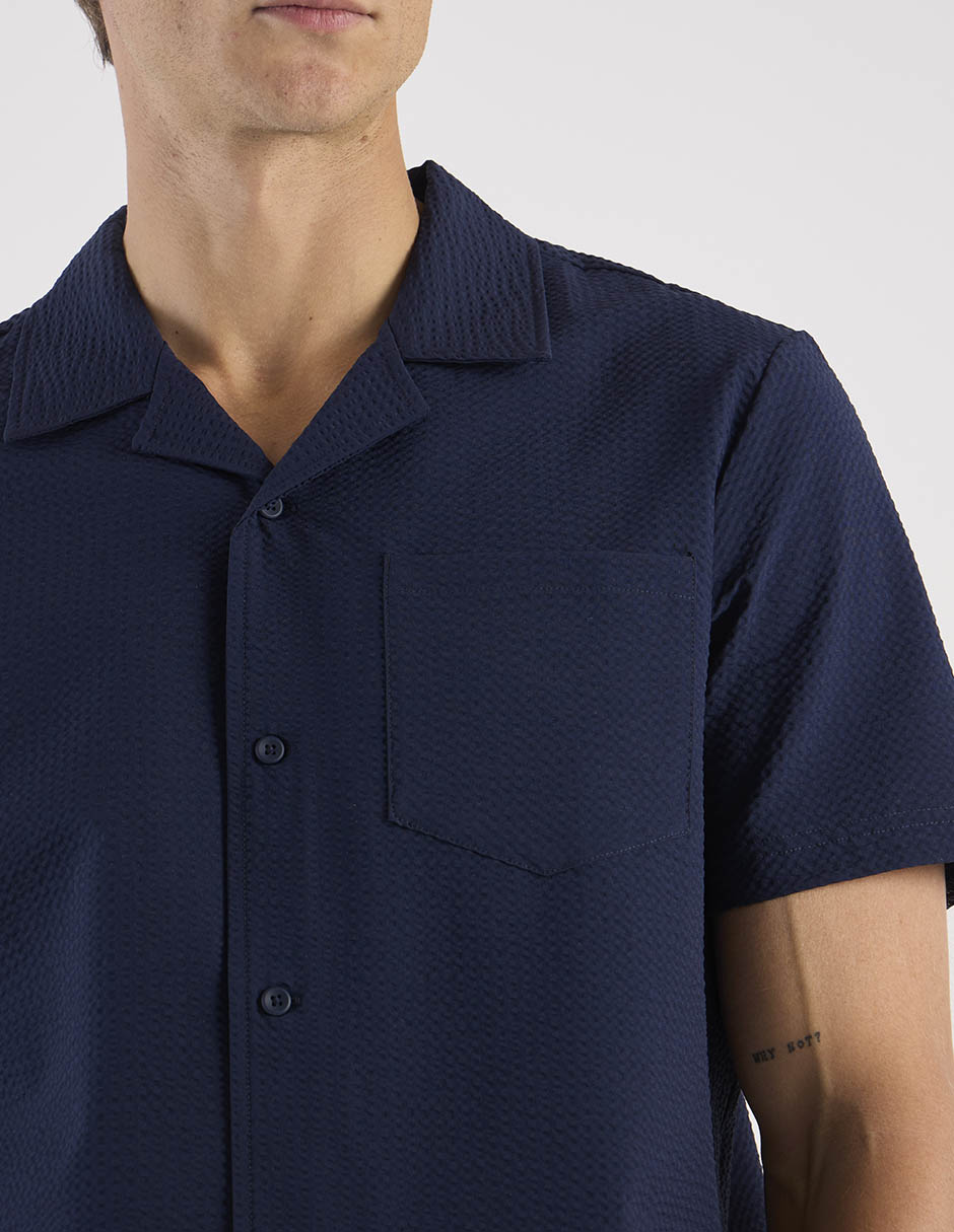Camisa casual Scappino manga corta para hombre