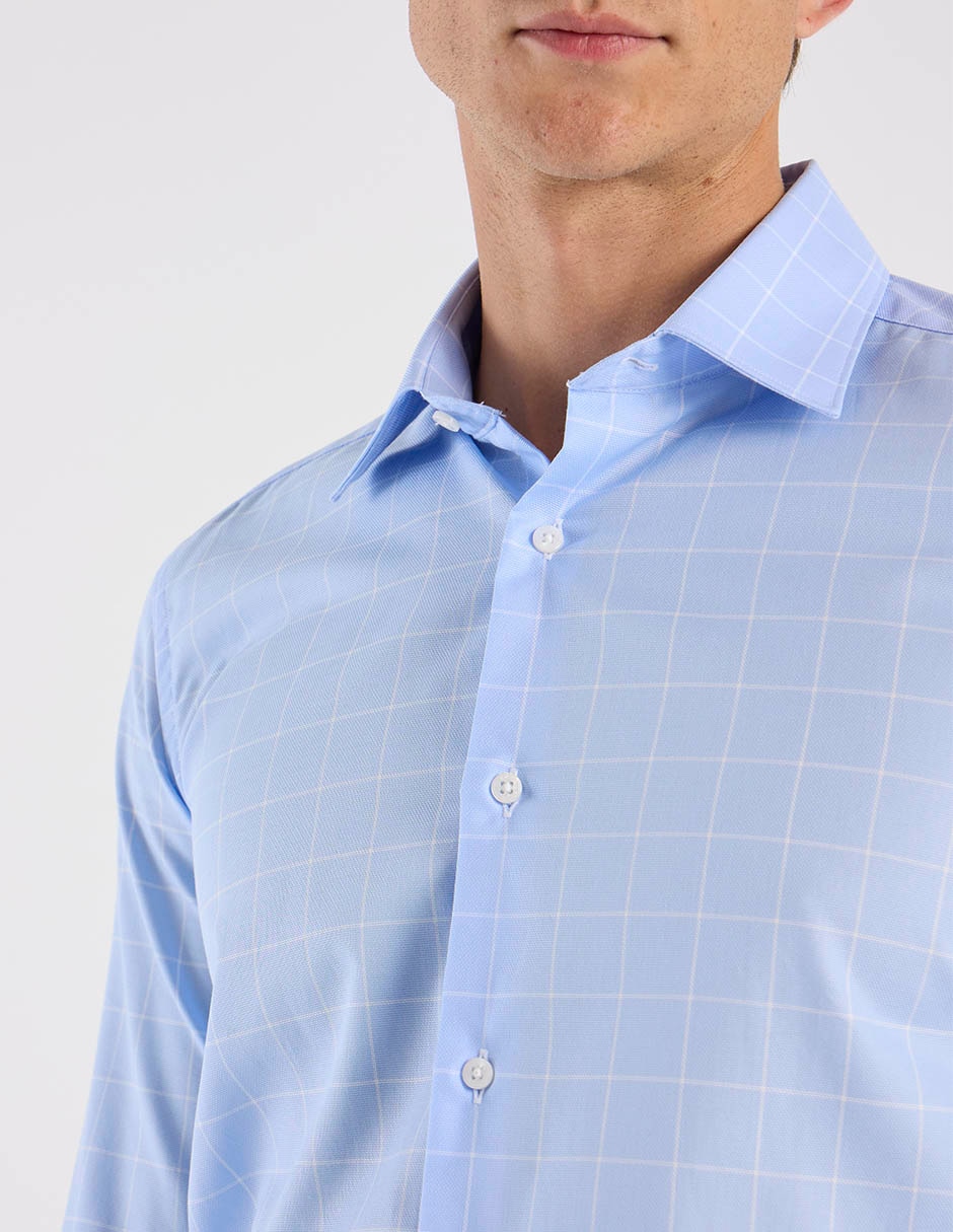 Camisa de vestir Scappino de algodón manga larga para hombre