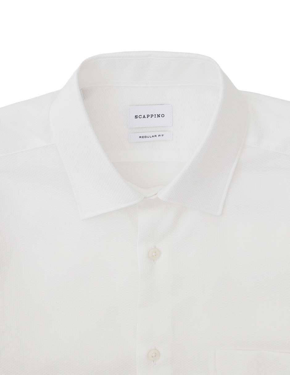 Camisa de vestir Scappino de algodón manga larga para hombre