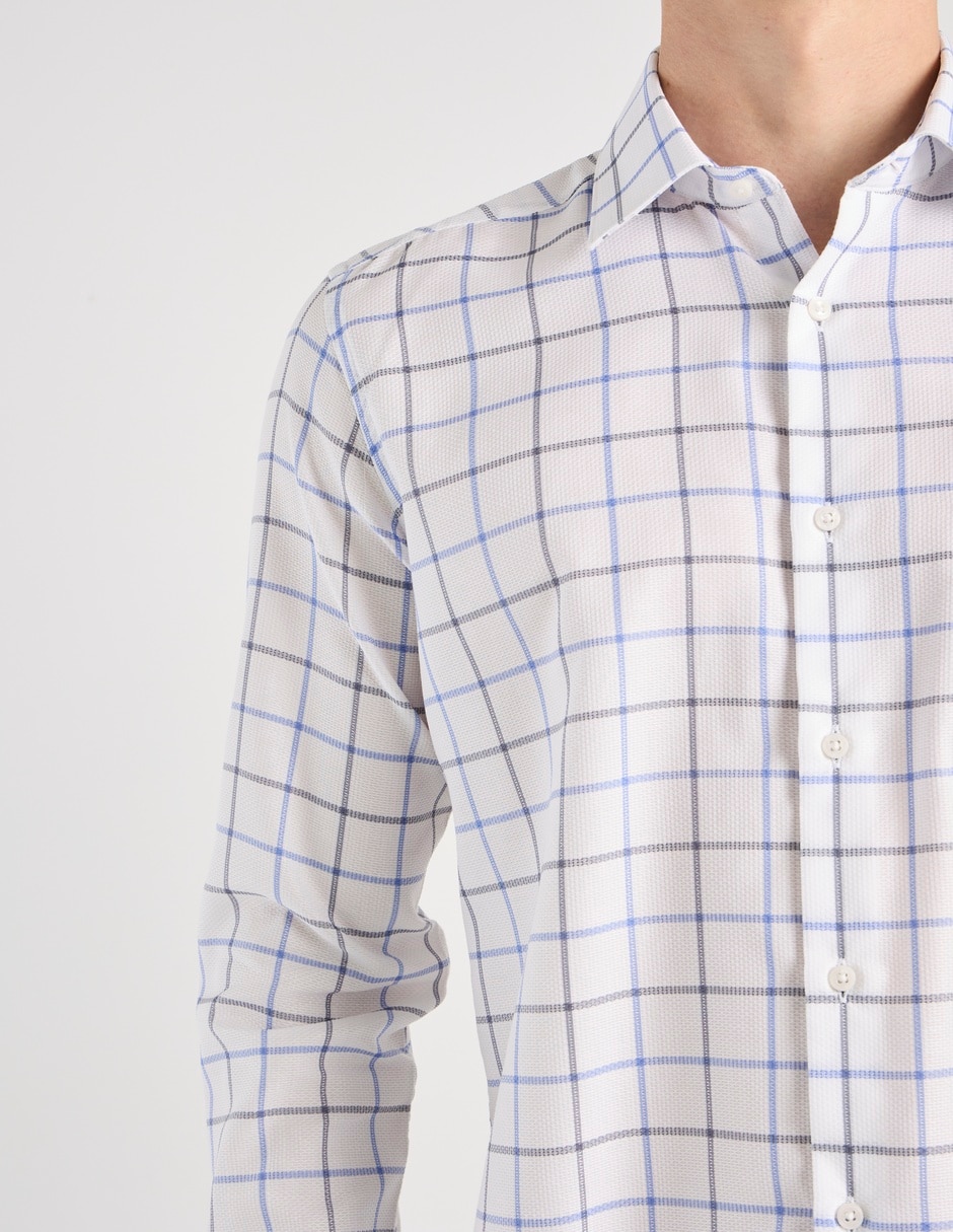 Camisa casual Scappino de algodón manga larga para hombre