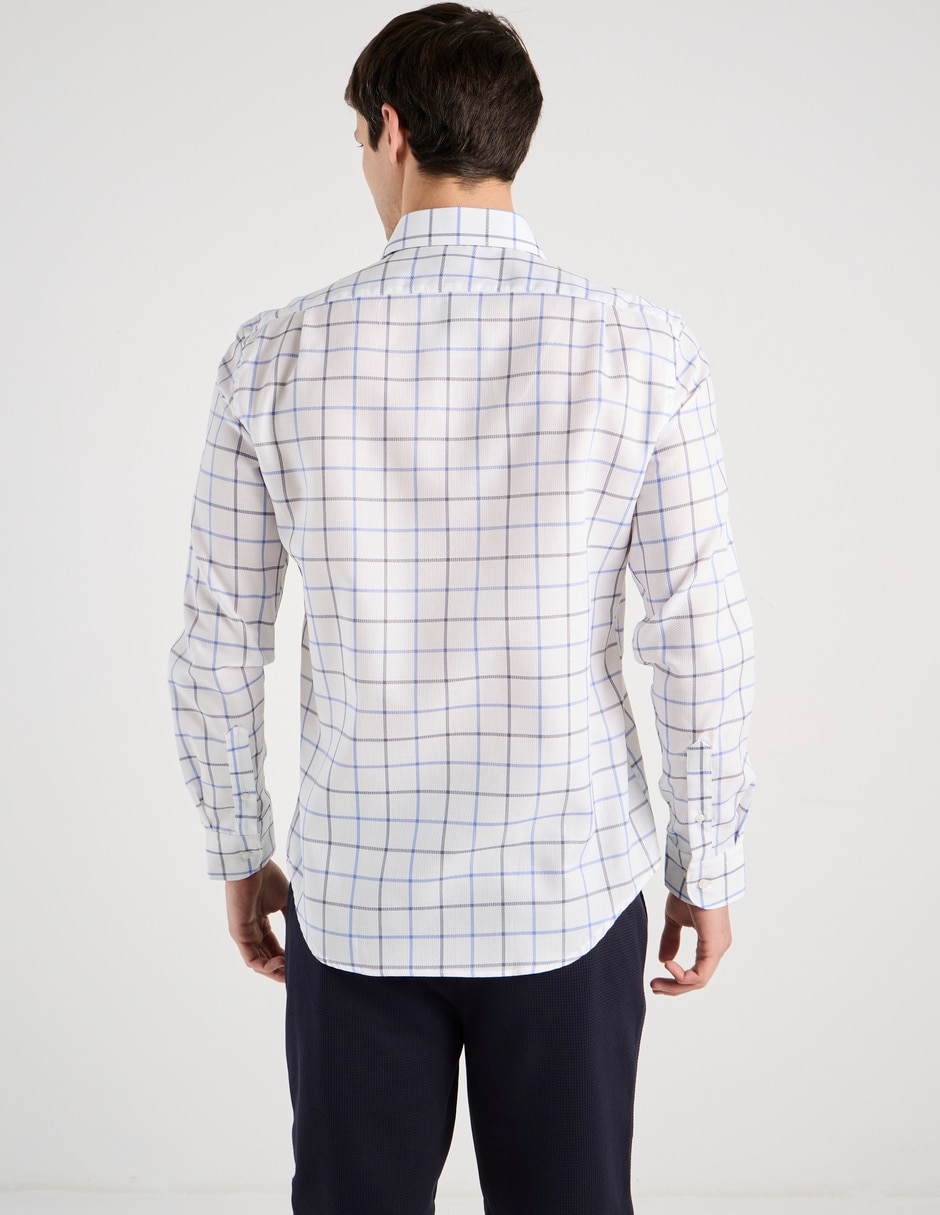 Camisa casual Scappino de algodón manga larga para hombre