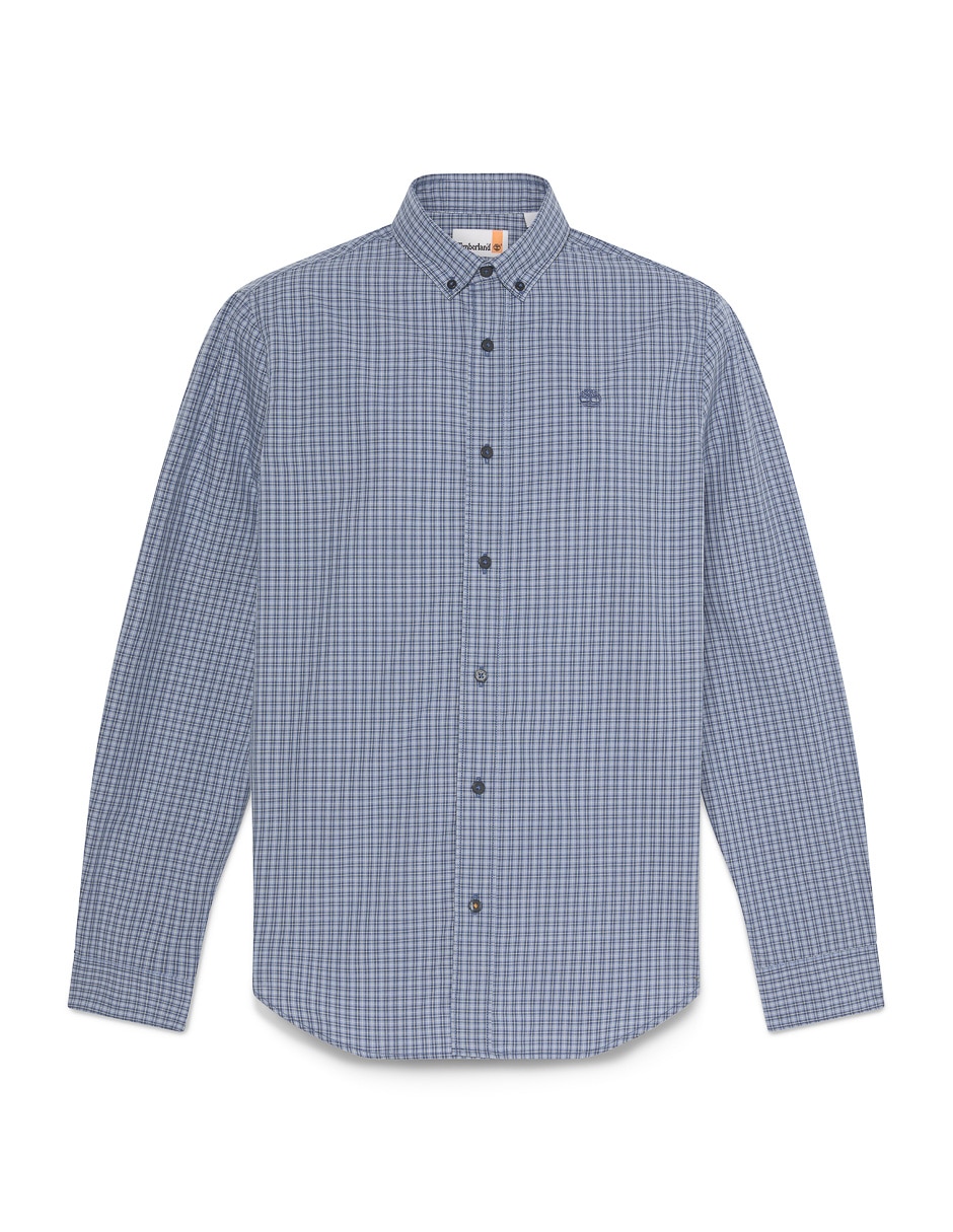 Camisa casual de algodón manga larga para hombre 2