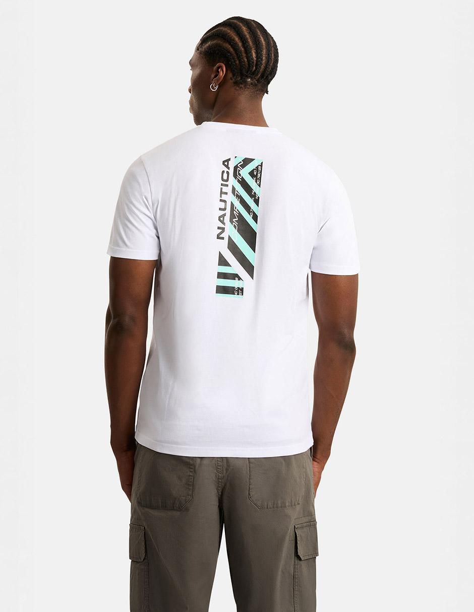 Playera nautica cuello redondo para hombre 4