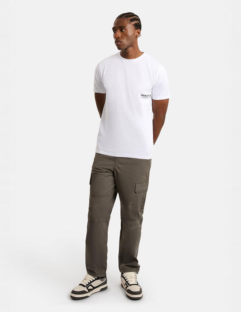 Playera nautica cuello redondo para hombre 3