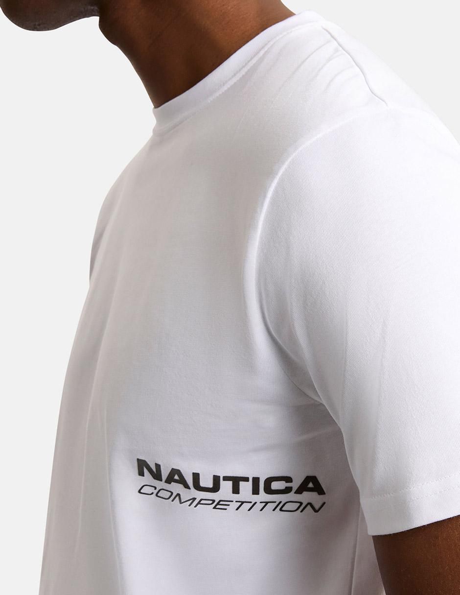 Playera nautica cuello redondo para hombre 2