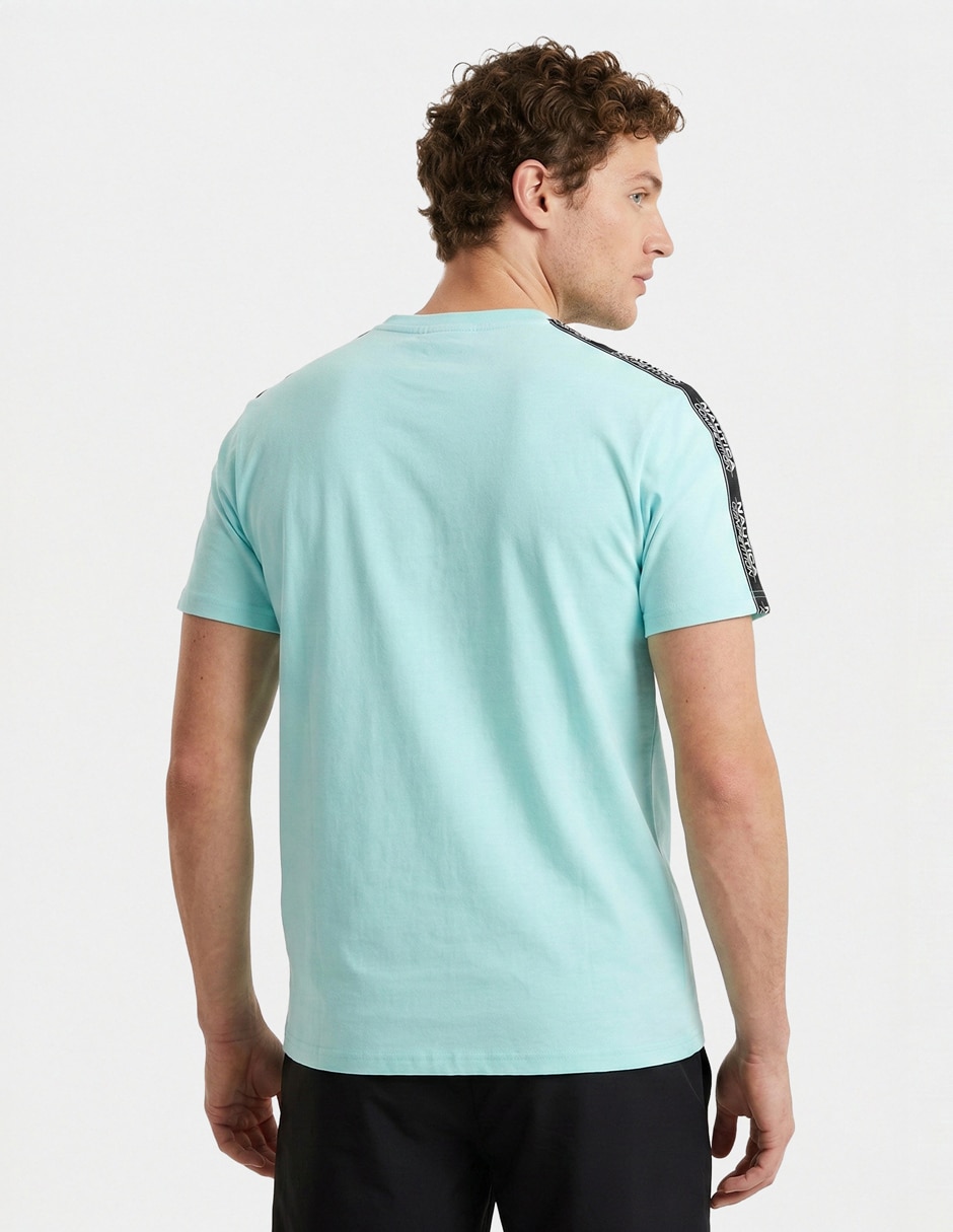Playera nautica cuello redondo para hombre 3