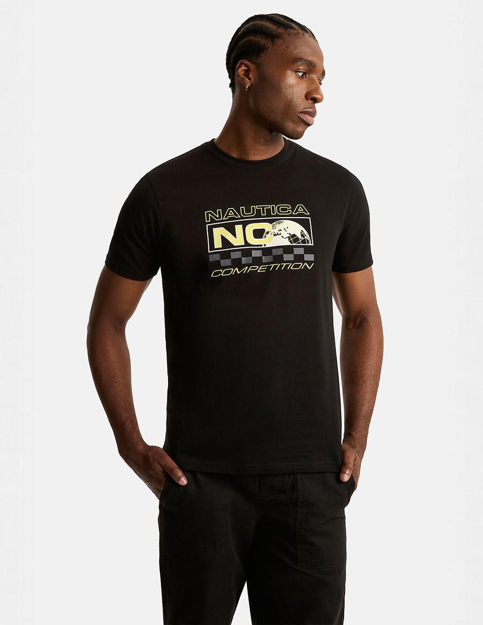 Playera nautica cuello redondo para hombre Playera nautica cuello redondo para hombre