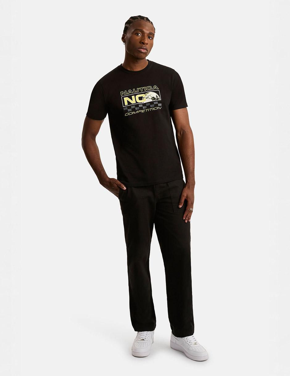 Playera nautica cuello redondo para hombre 3