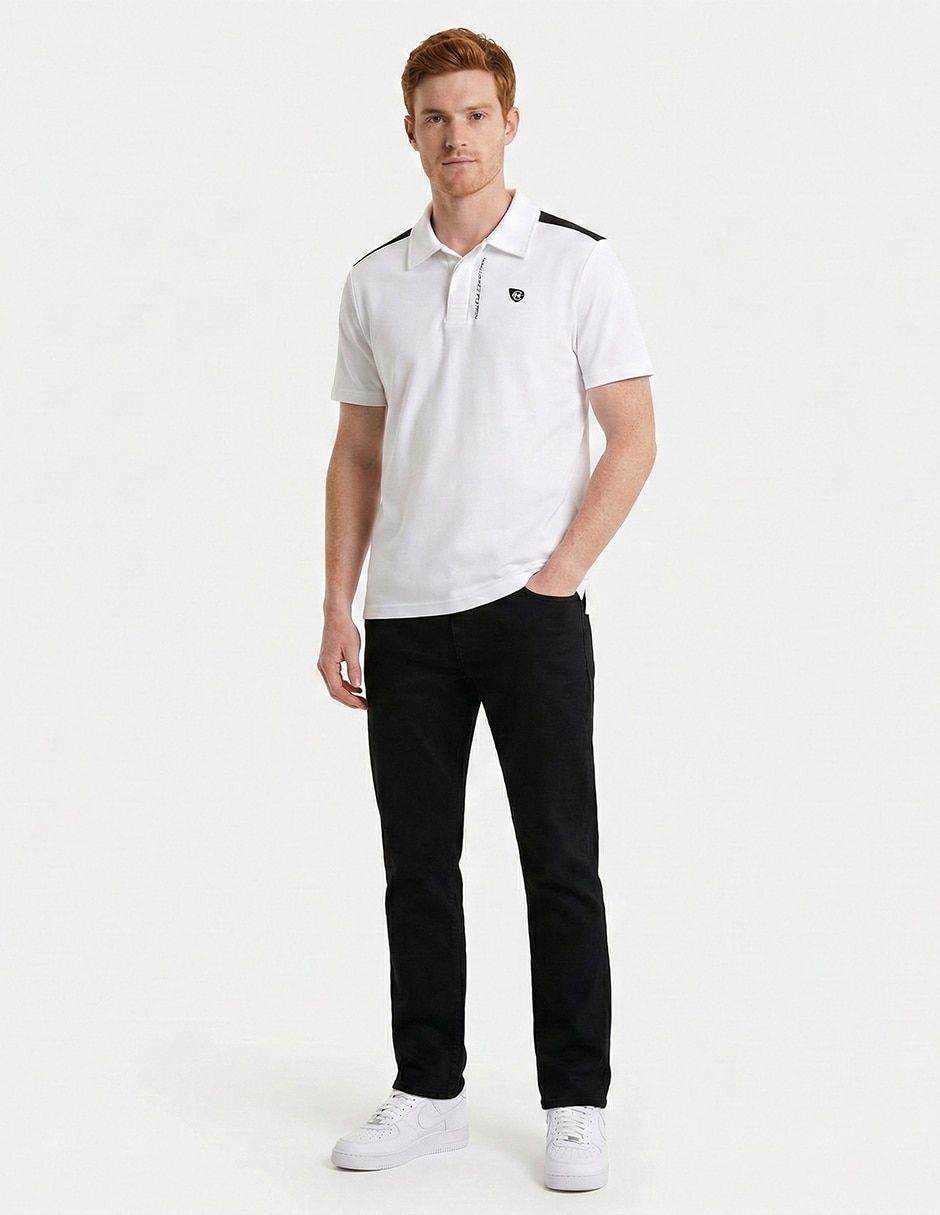 Playera tipo polo nautica para hombre 4