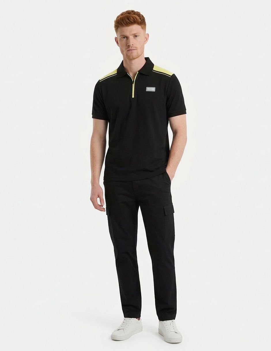 Playera tipo polo nautica para hombre