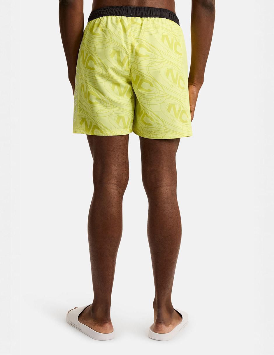 Traje de baño nautica calzón de malla integrado para hombre 4