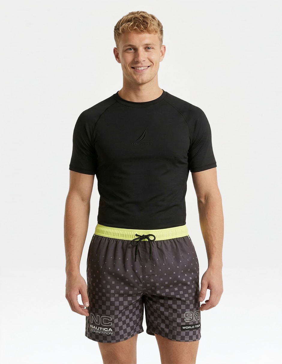 Traje de baño nautica calzón de malla integrado para hombre Traje de baño nautica calzón de malla integrado para hombre