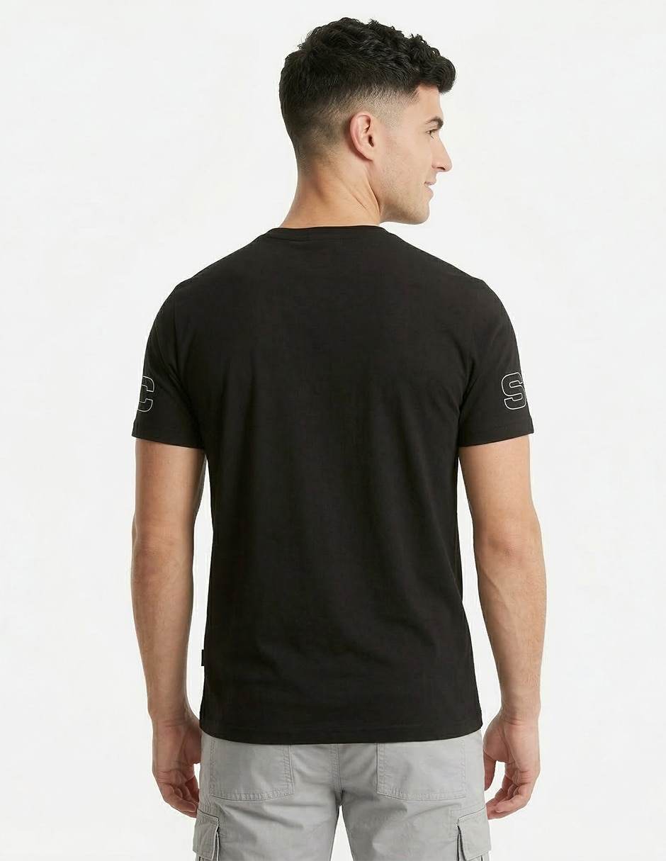 Playera nautica cuello redondo para hombre 3