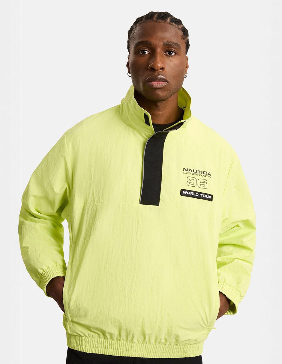Chamarra casual con bolsillos para hombre