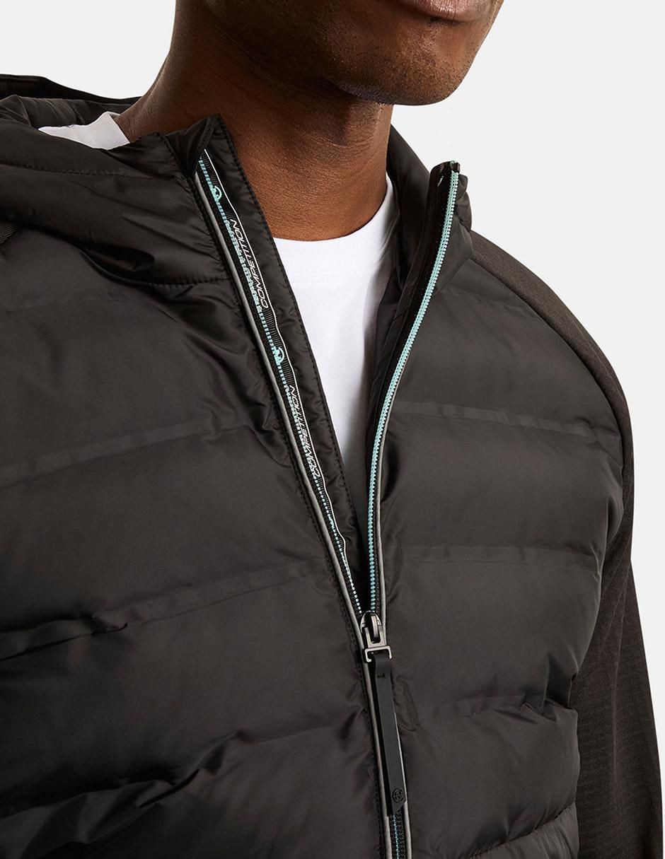 Chamarra capitonada Nautica Competition con capucha para hombre