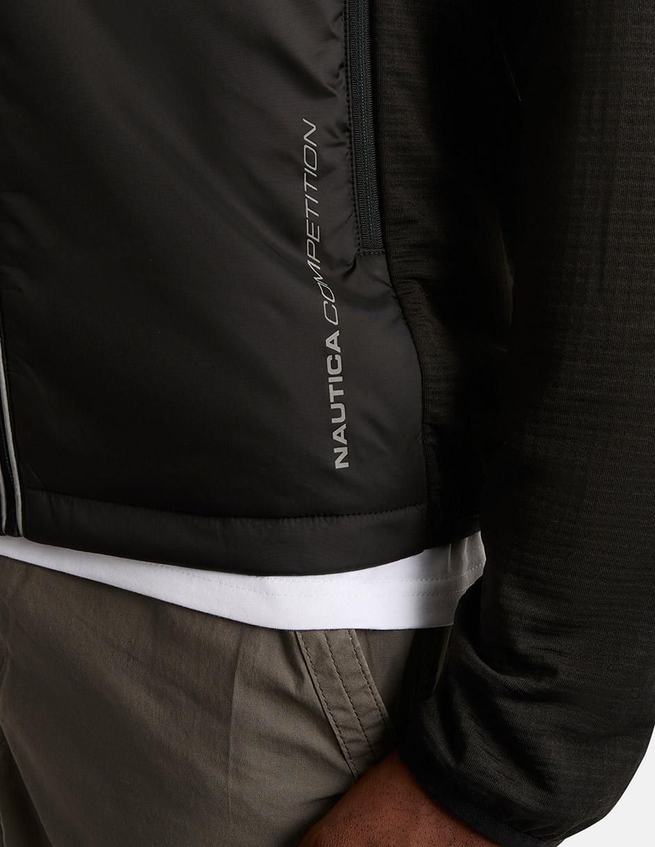 Chamarra capitonada Nautica Competition con capucha para hombre