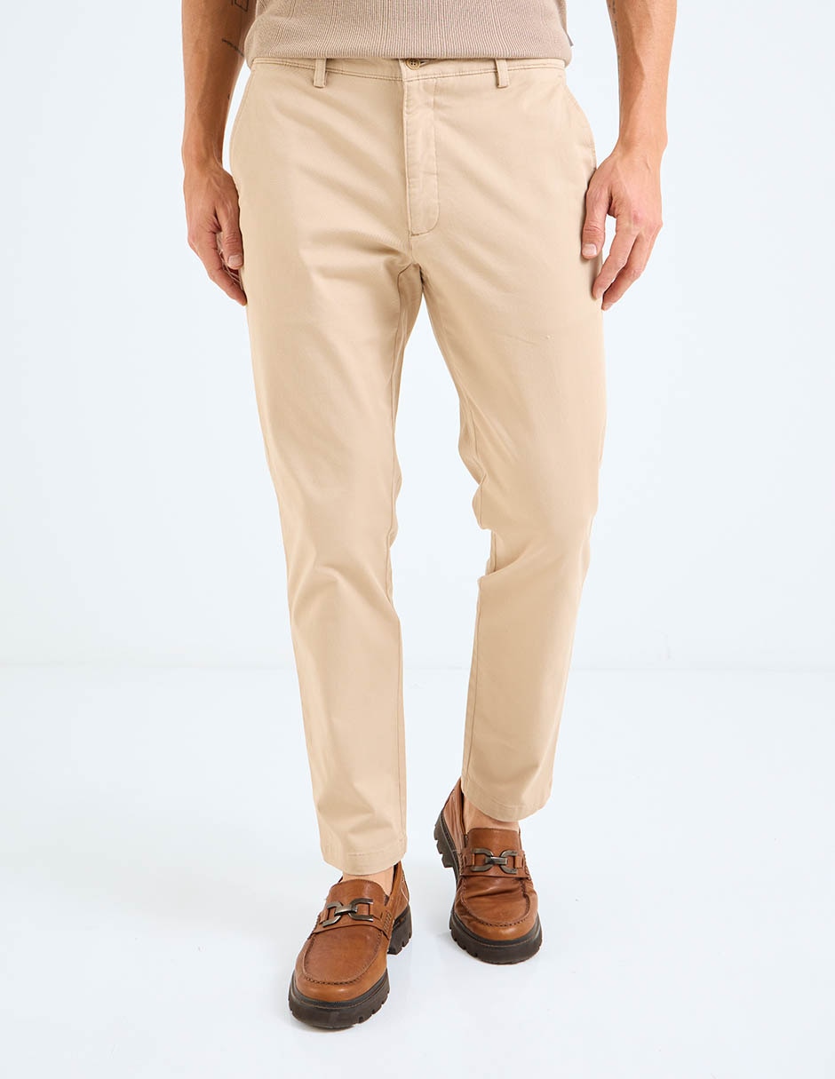 Pantalón chino straight para hombre Pantalón chino straight para hombre