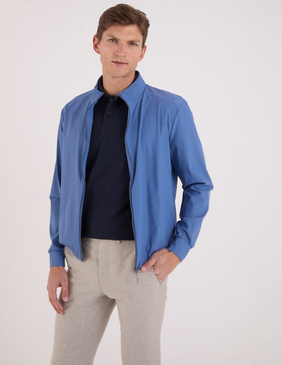 Chamarra casual Scappino con bolsillos para hombre