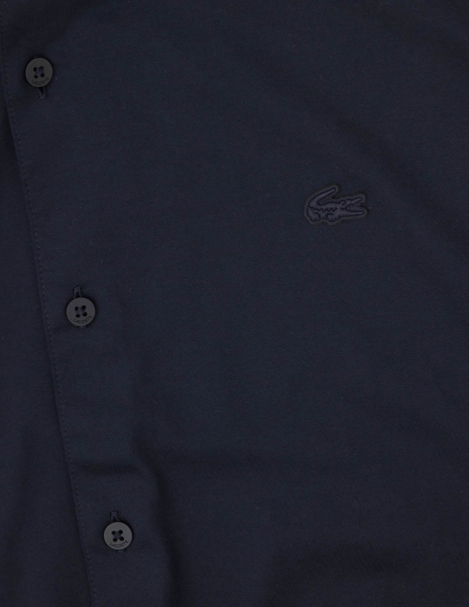 Camisa casual Lacoste de algodón manga larga para hombre