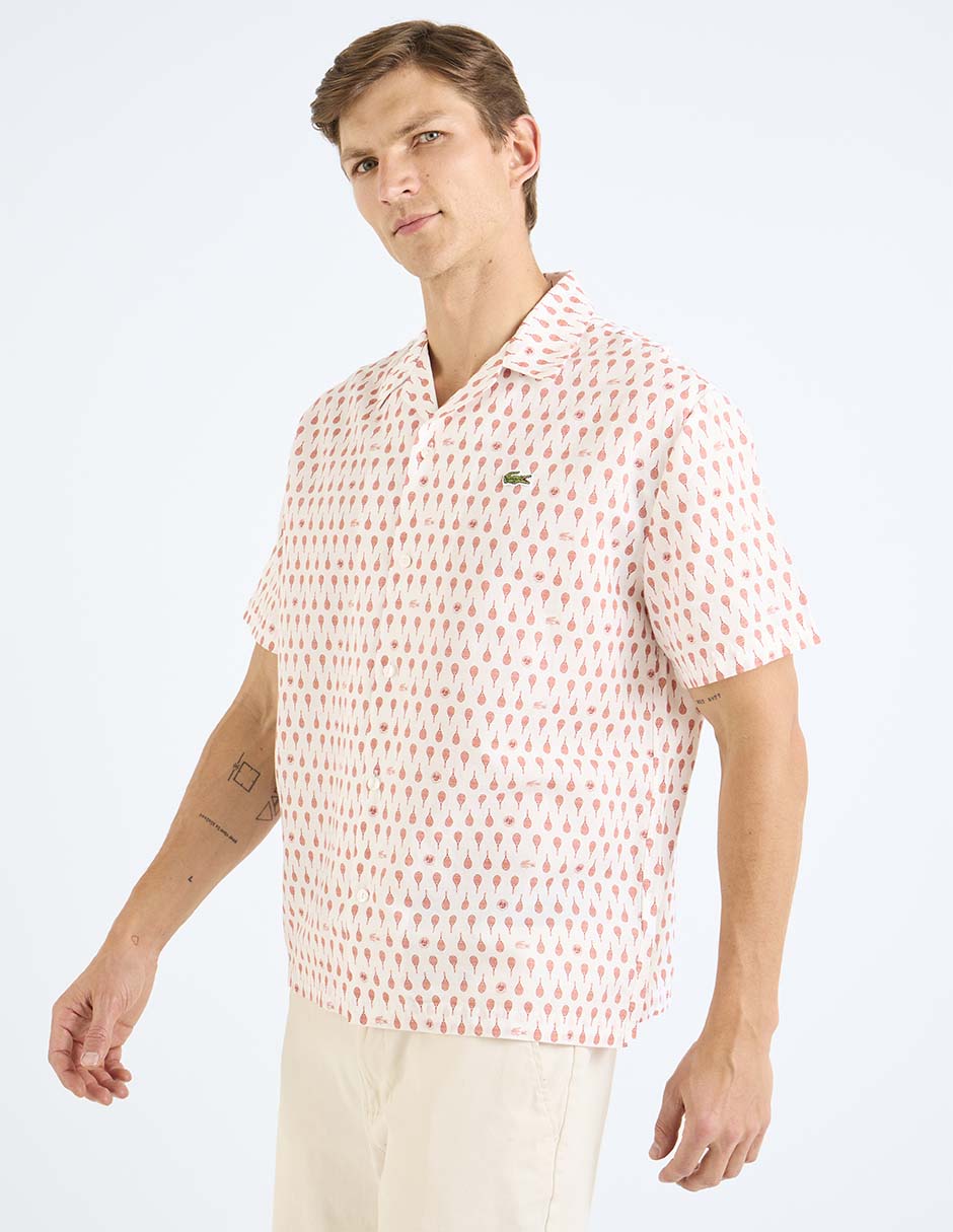 Camisa casual de lino manga corta para hombre Camisa casual de lino manga corta para hombre