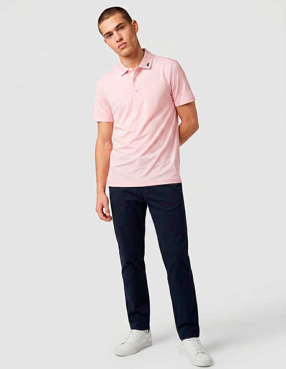 Playera tipo polo lacoste para hombre
