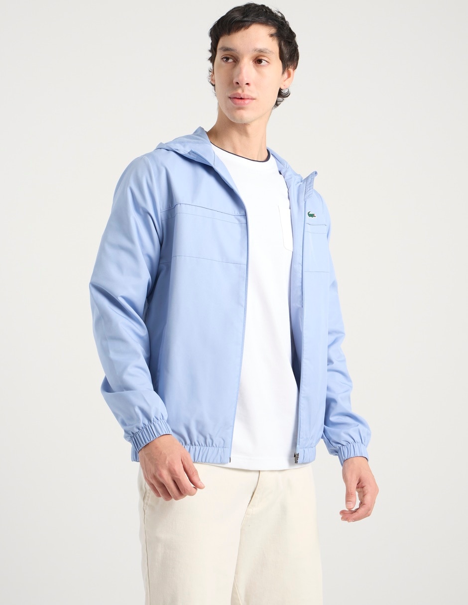 Chamarra bomber impermeable con bolsillos para hombre 2