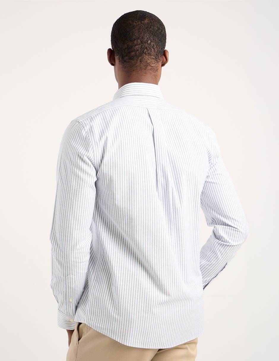 Camisa casual Brooks Brothers de algodón manga larga para hombre