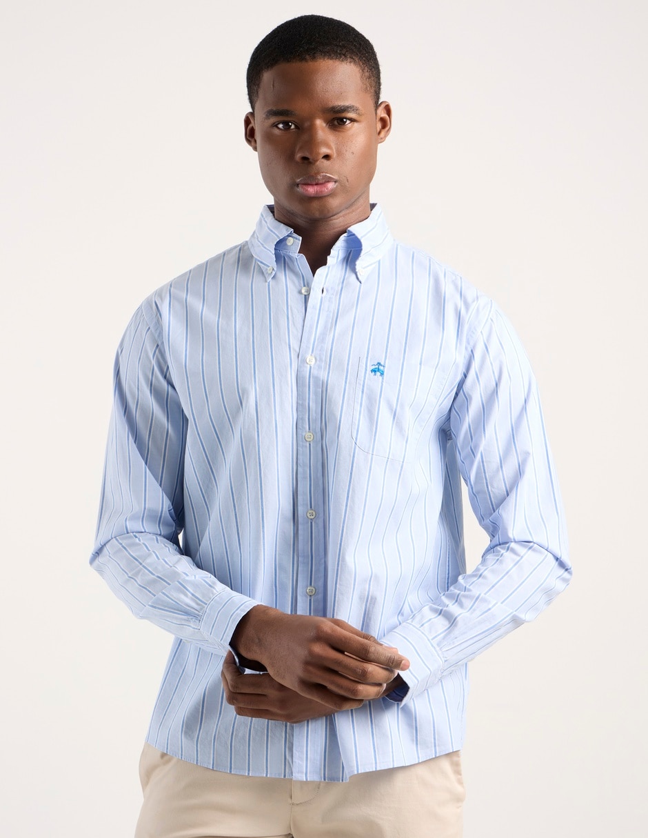 Camisa casual Brooks Brothers de algodón manga larga para hombre Camisa casual Brooks Brothers de algodón manga larga para hombre