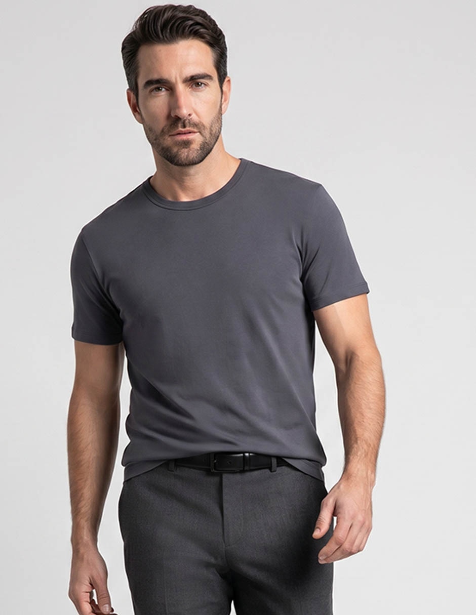 Playera cuello redondo para hombre