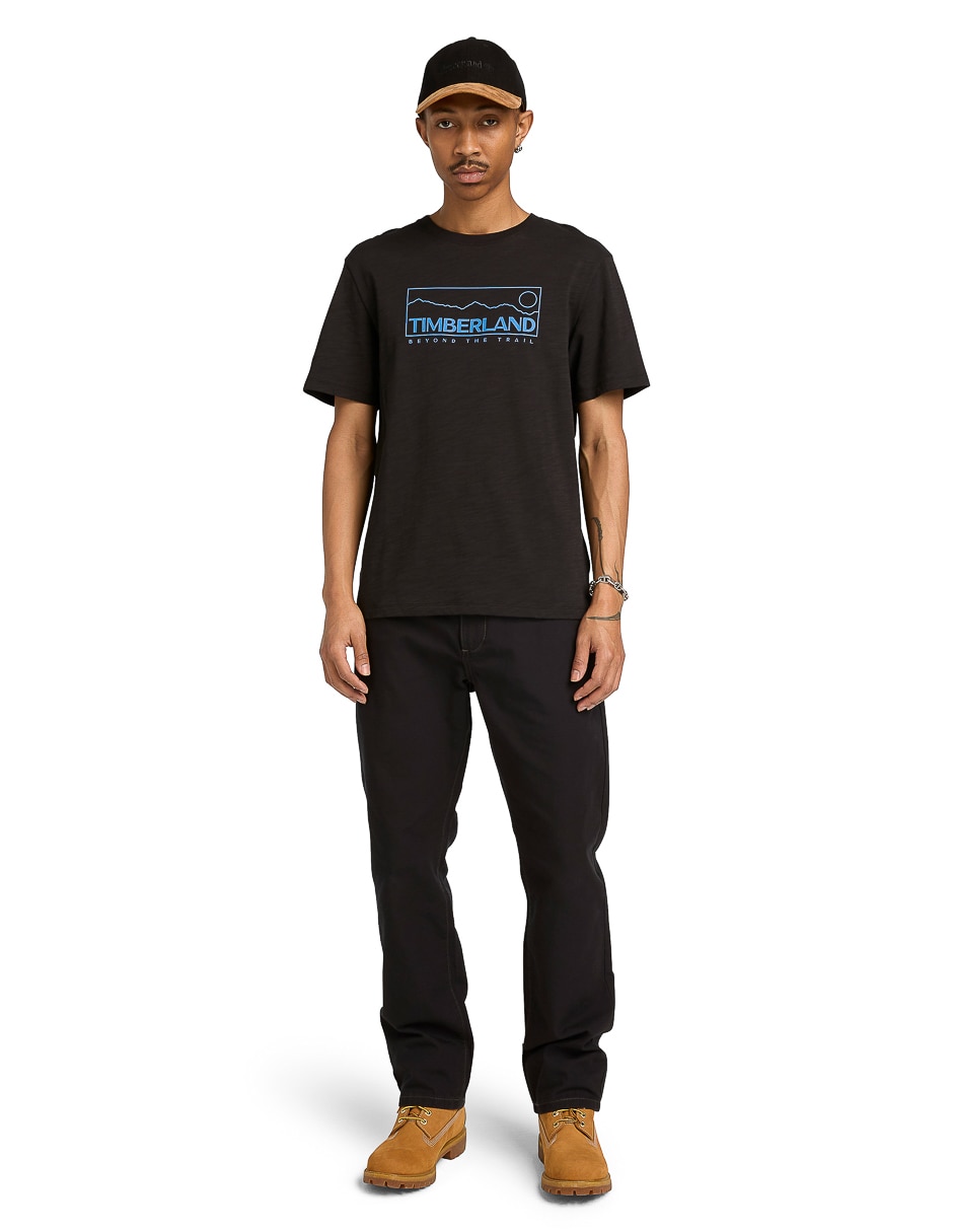 Playera Tee cuello redondo para hombre 3