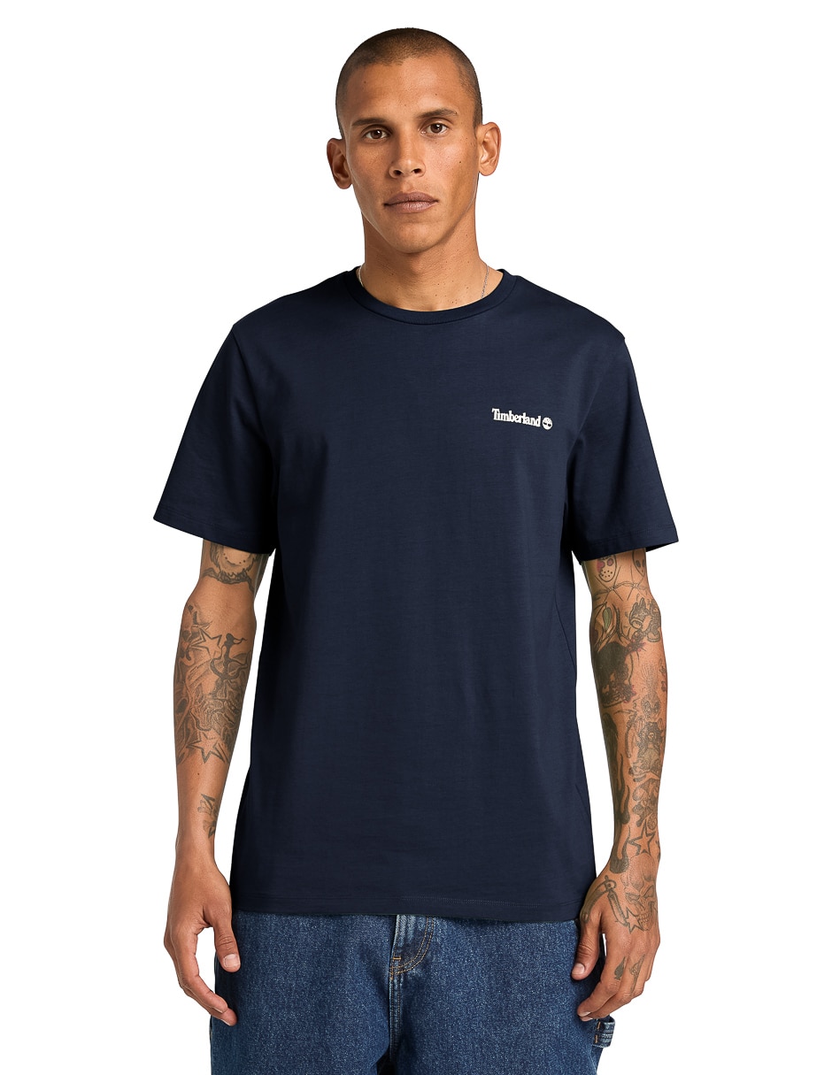 Playera Tee cuello redondo para hombre