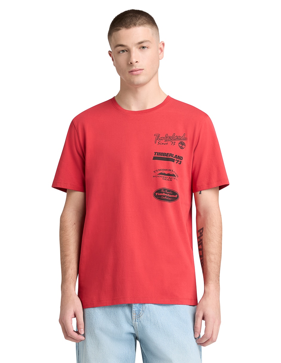 Playera cuello redondo para hombre