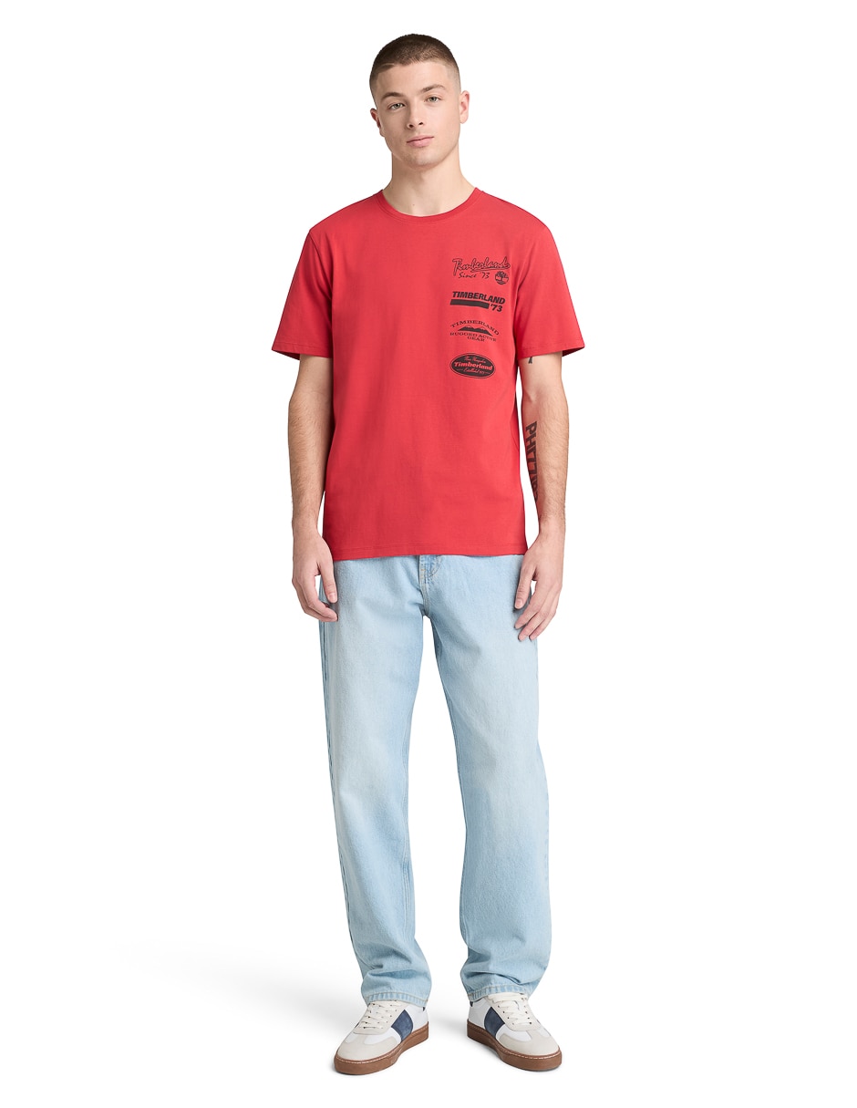 Playera cuello redondo para hombre