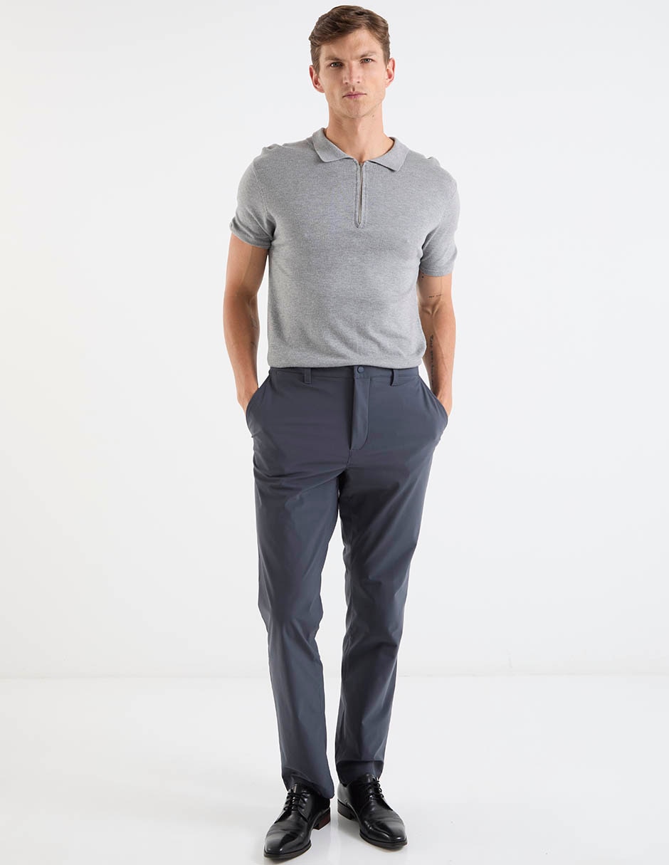 Pantalón business casual chino slim para hombre 5