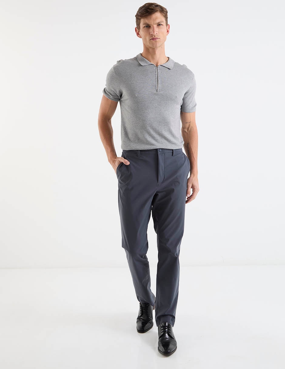 Pantalón business casual chino slim para hombre 4