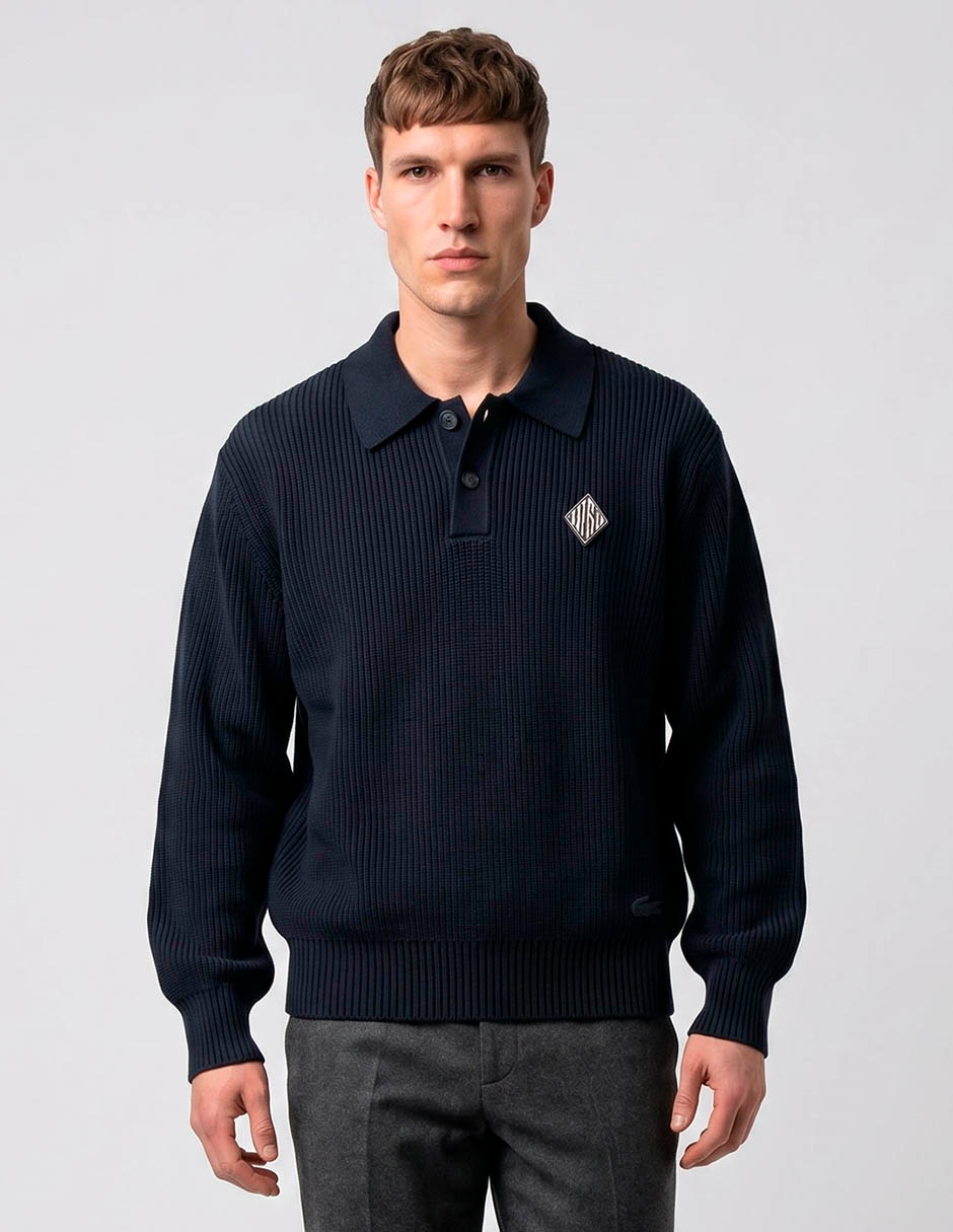 Suéter cuello polo para hombre Suéter cuello polo para hombre