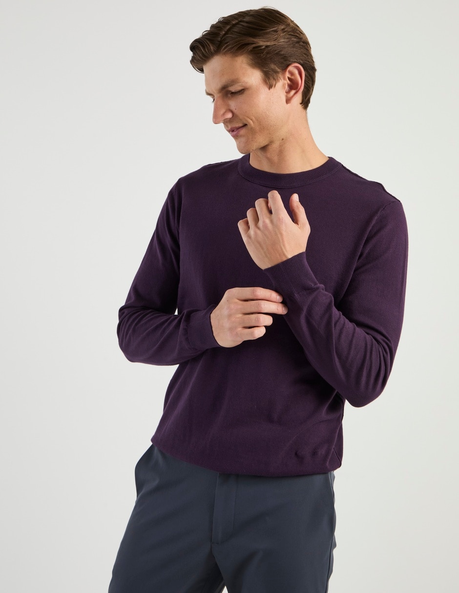 Suéter cuello redondo para hombre Suéter cuello redondo para hombre