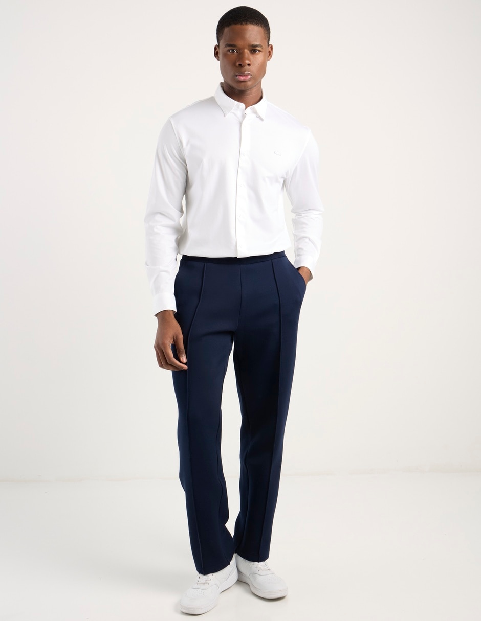 Pants regular Lacoste con elástico para hombre