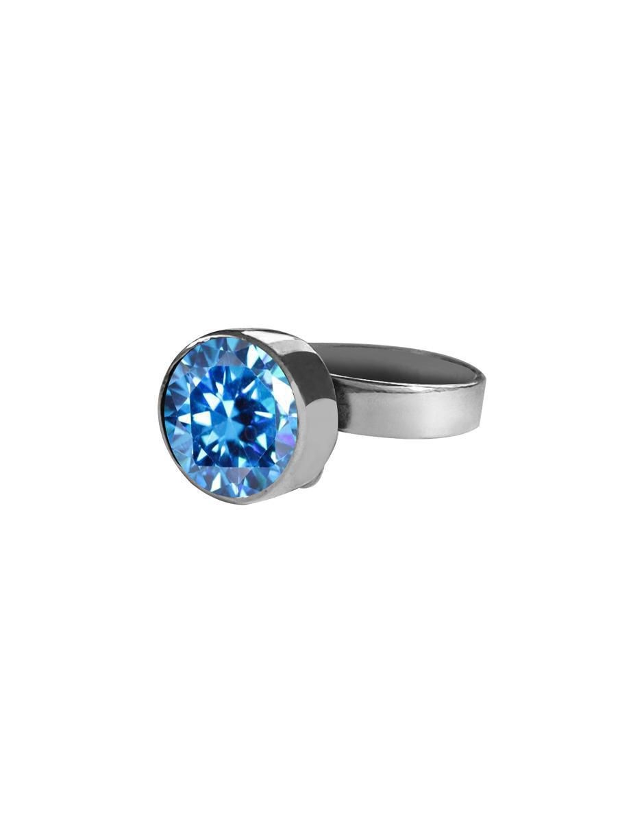 Anillo circular P 925 de plata zirconia brillante Anillo circular P 925 de plata zirconia brillante