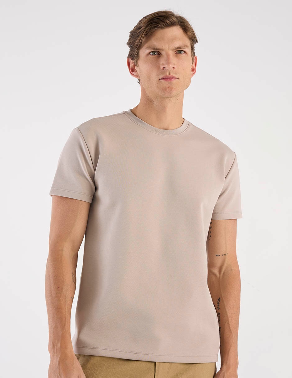 Playera scappino cuello redondo para hombre