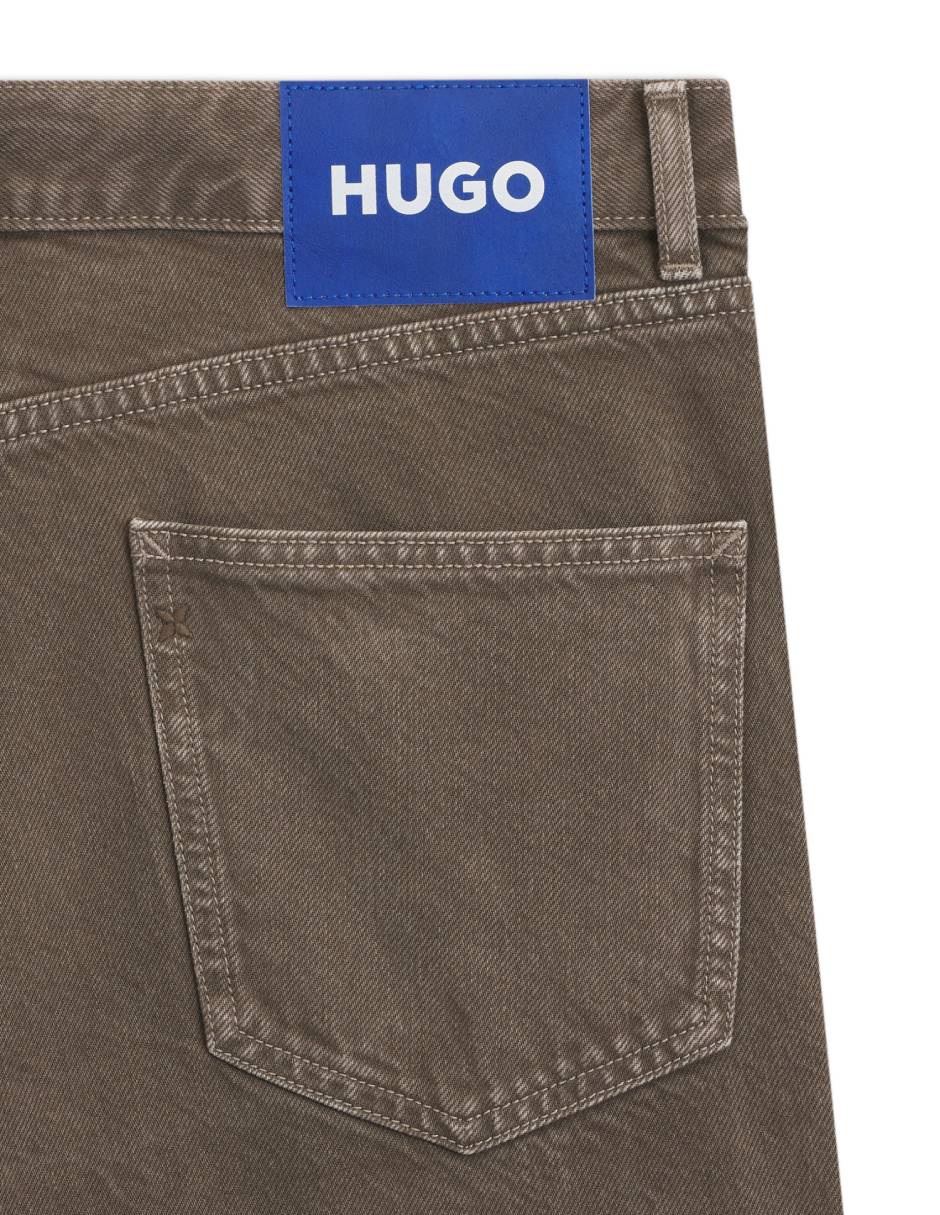 Jeans straight lavado medio para hombre 2