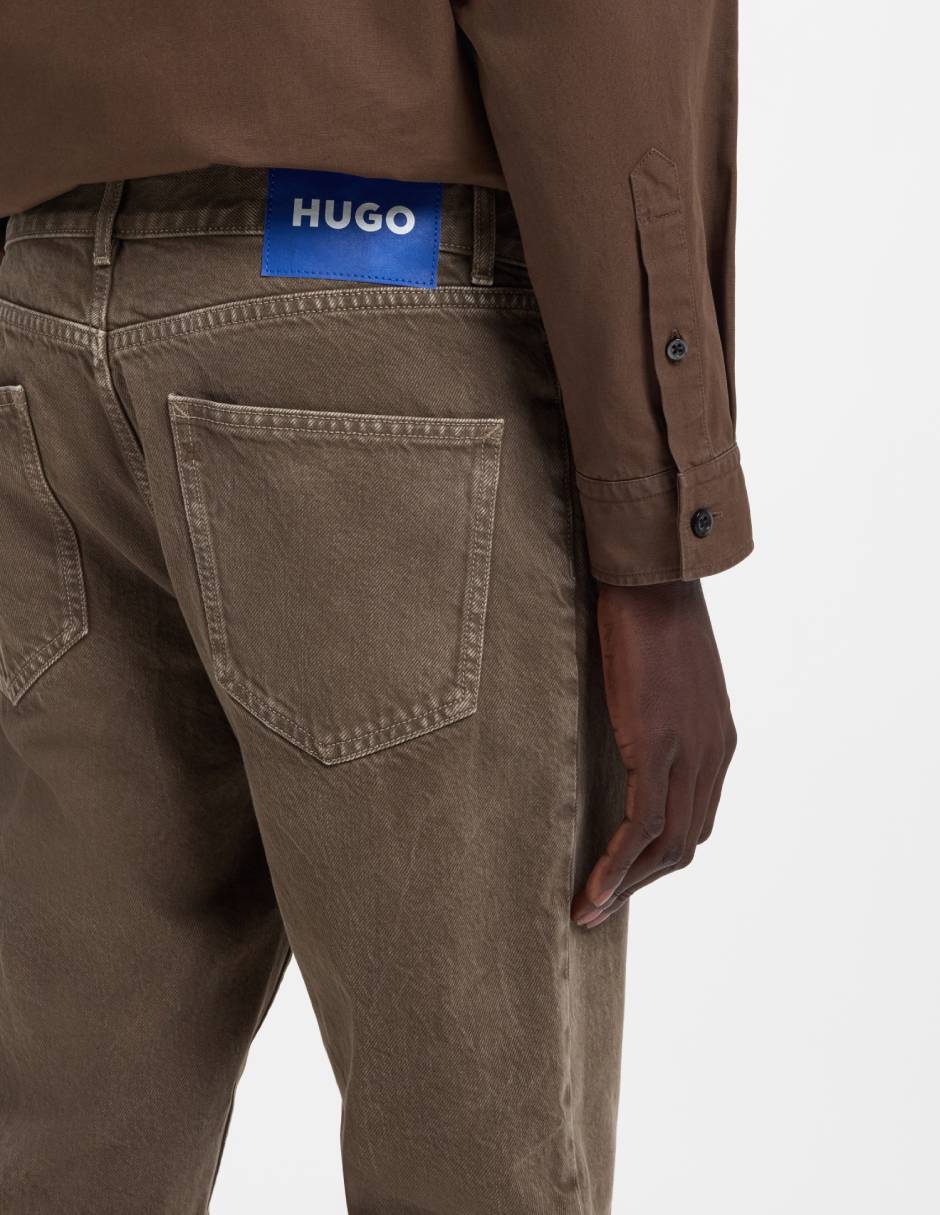 Jeans straight lavado medio para hombre 3