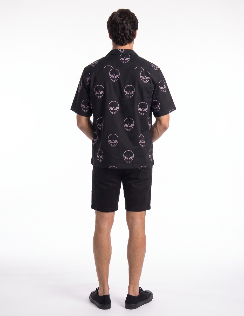 Camisa casual de algodón manga corta para hombre 2