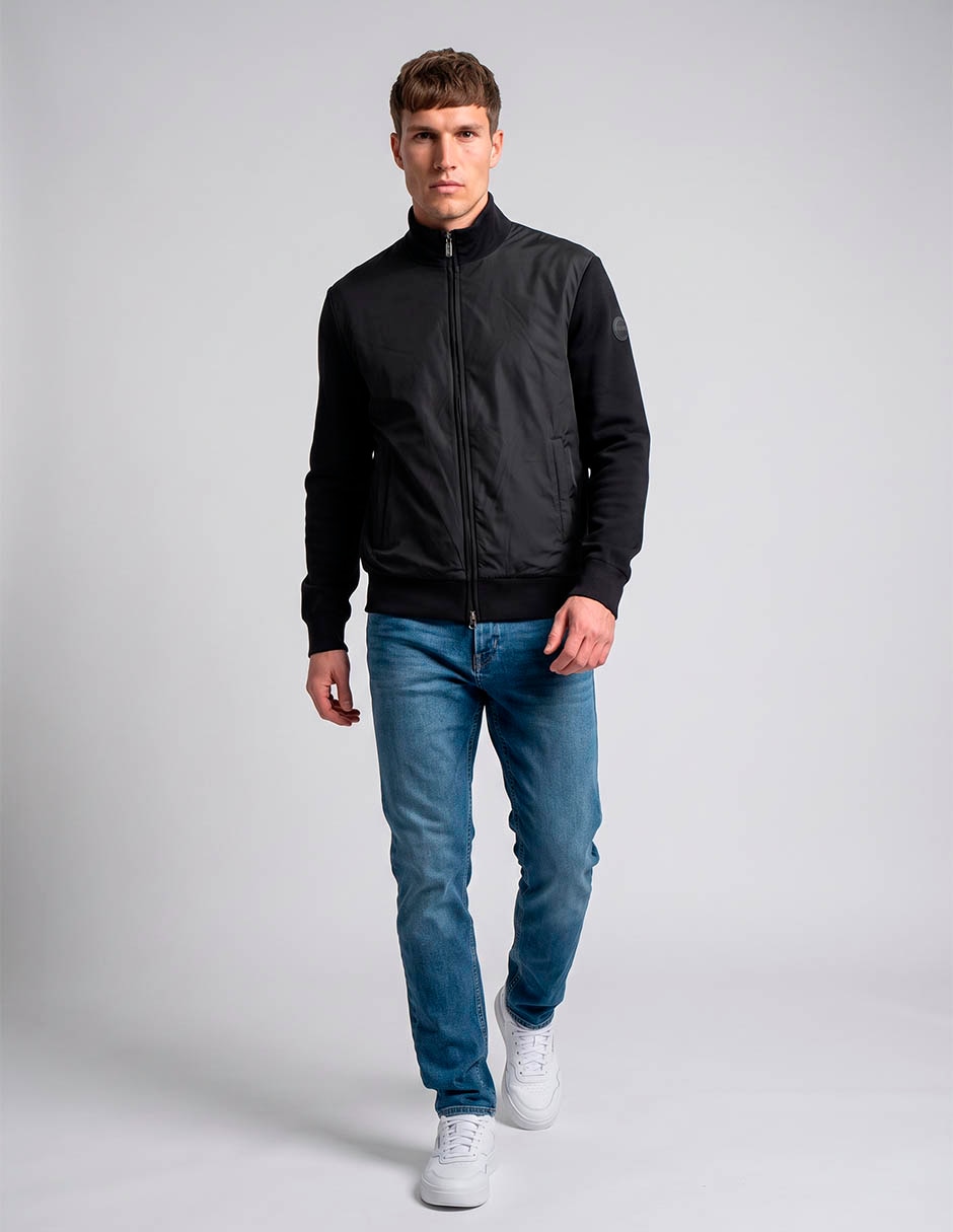 Chamarra casual colmar de algodón con bolsillos para hombre