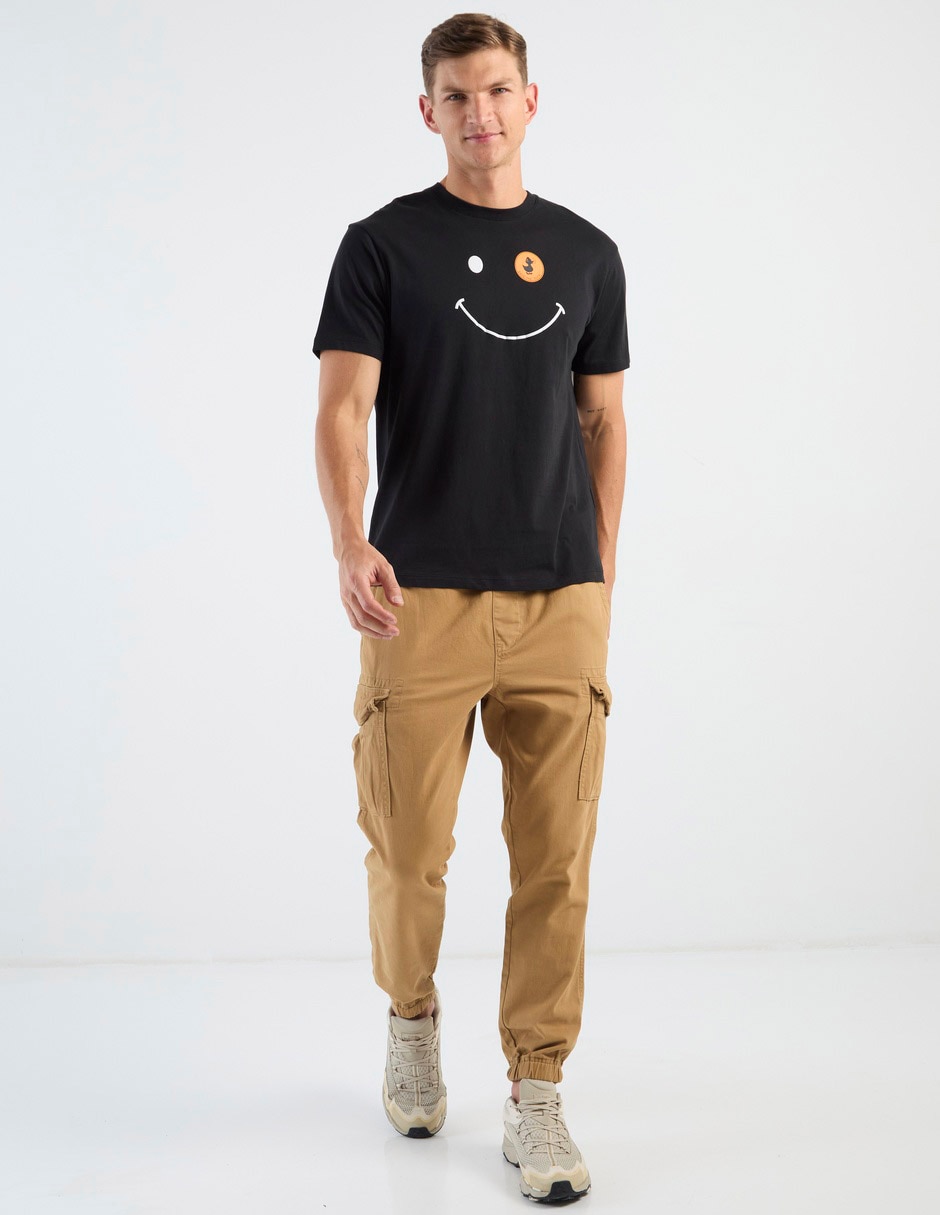 Playera cuello redondo para hombre