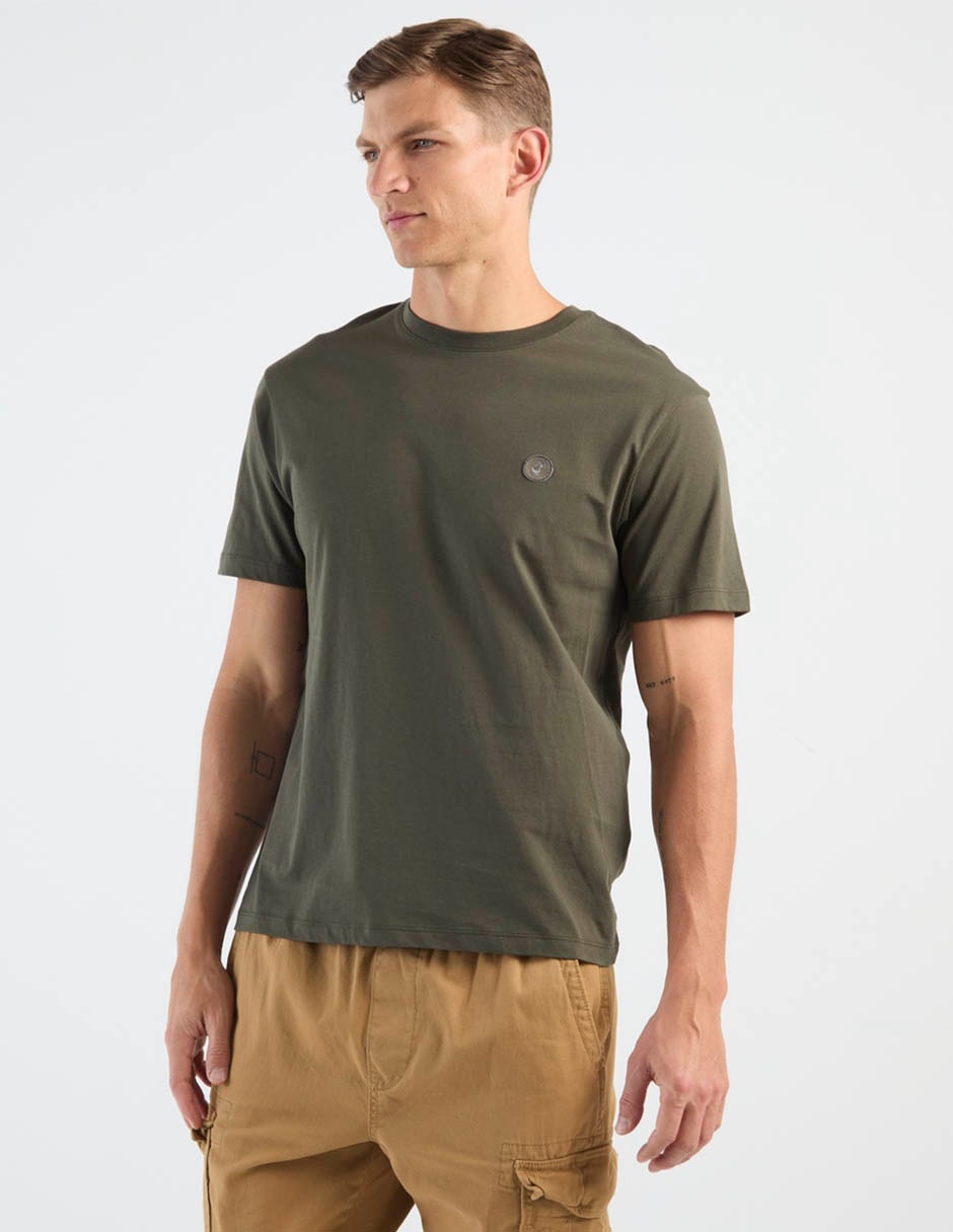 Playera cuello redondo para hombre